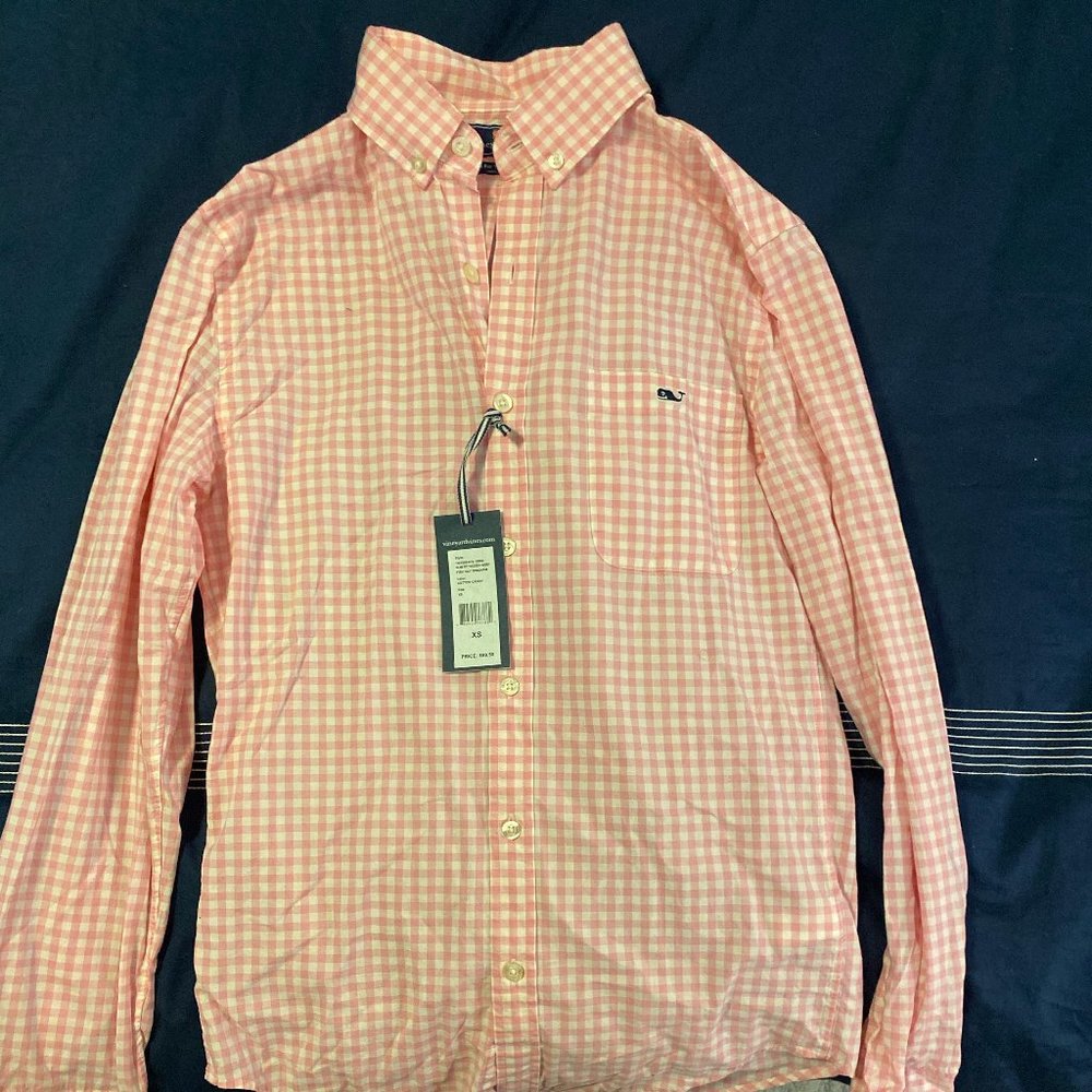 Slim Fit Tucker Shirt Fish Bay Gingham